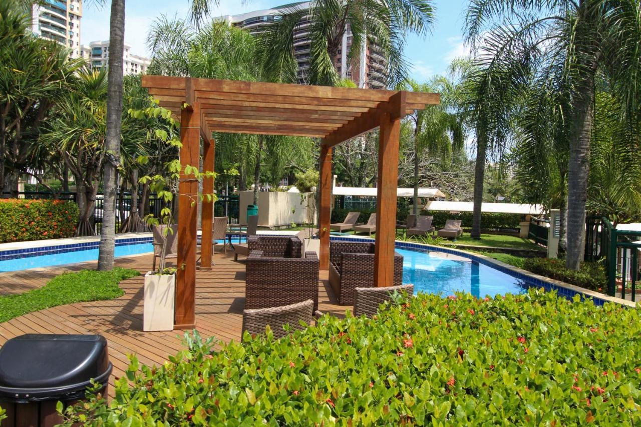 Barra Da Tijuca - 9 - Flat Premium Com Cozinha, Fogao Cooktop, Geladeira Grande, Smart Tv Grande, Lindo E Muitissimo Confortavel, Balsa Para A Praia Gratis E Estacionamento Gratuito 리오데자네이루 외부 사진