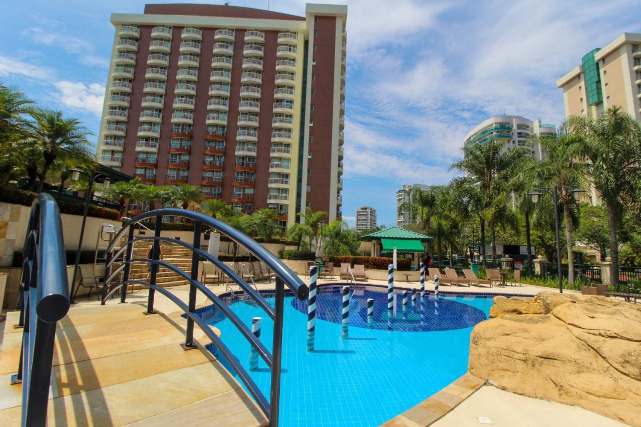 Barra Da Tijuca - 9 - Flat Premium Com Cozinha, Fogao Cooktop, Geladeira Grande, Smart Tv Grande, Lindo E Muitissimo Confortavel, Balsa Para A Praia Gratis E Estacionamento Gratuito 리오데자네이루 외부 사진