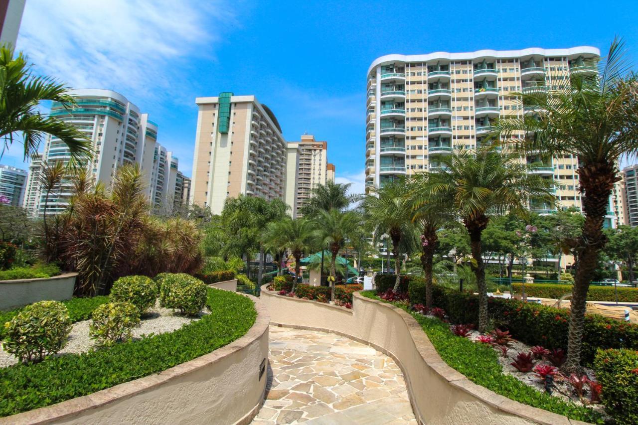 Barra Da Tijuca - 9 - Flat Premium Com Cozinha, Fogao Cooktop, Geladeira Grande, Smart Tv Grande, Lindo E Muitissimo Confortavel, Balsa Para A Praia Gratis E Estacionamento Gratuito 리오데자네이루 외부 사진