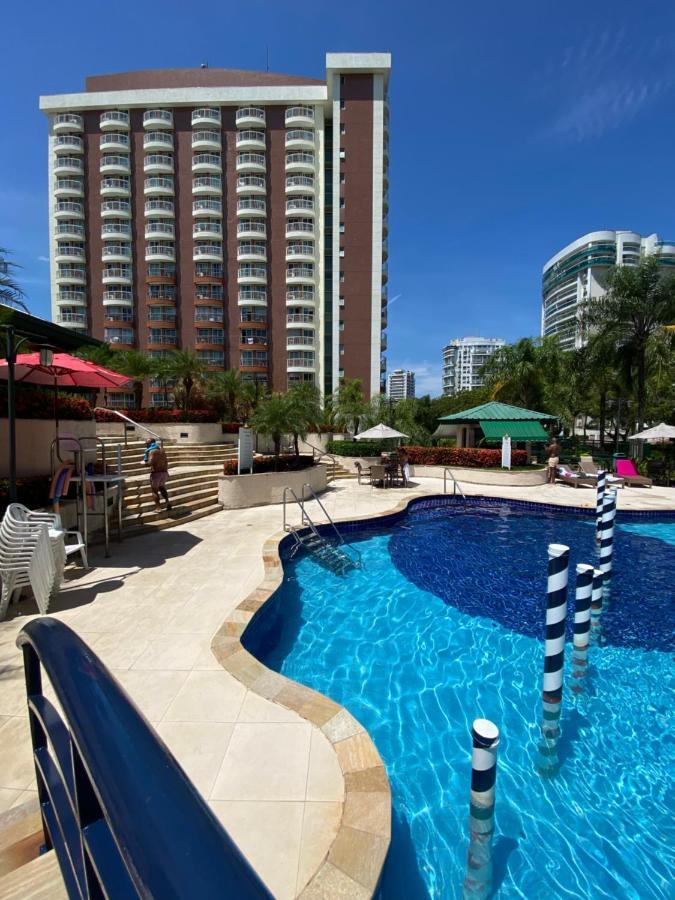 Barra Da Tijuca - 9 - Flat Premium Com Cozinha, Fogao Cooktop, Geladeira Grande, Smart Tv Grande, Lindo E Muitissimo Confortavel, Balsa Para A Praia Gratis E Estacionamento Gratuito 리오데자네이루 외부 사진